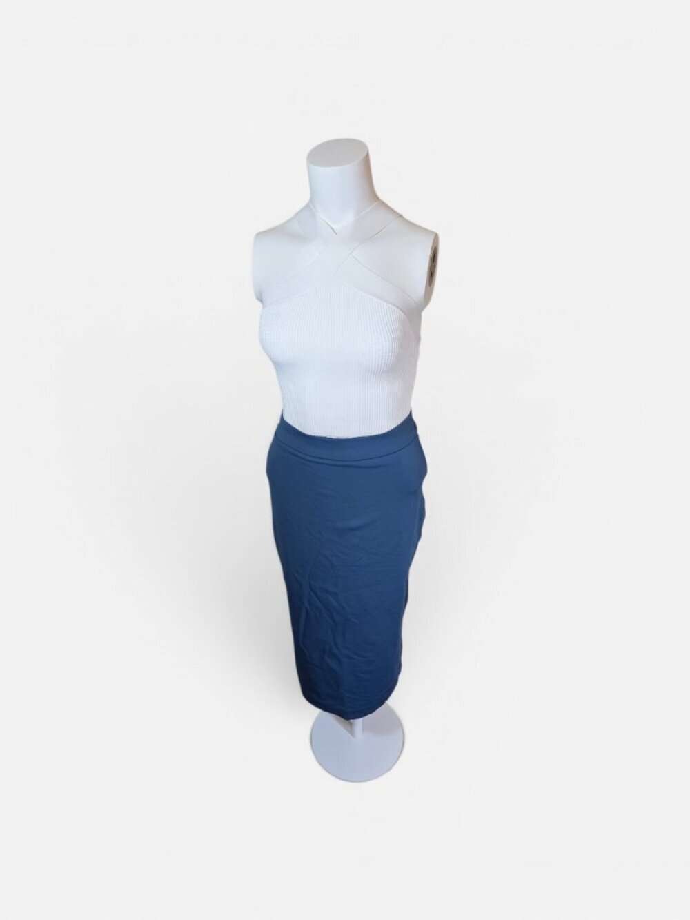 EUC Aritzia Babaton Midi Pencil Skirt - Teal Green Size M